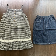 女の子の夏服130サイズセット。の画像