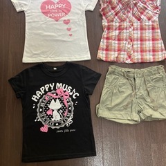 女の子の夏服130サイズセット。の画像