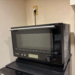 シャープ オーブンレンジ 18L 1段調理 RE-WF182-B ブラックの画像