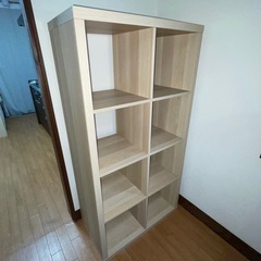 【お引き渡し先決定済み】【IKEA】カラックス　棚/本棚 4x2列 週末引き取りにきてくださる方の画像