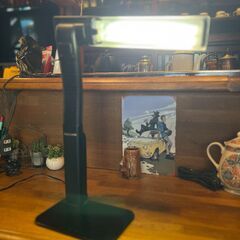 TWINBIRD製 スタンド型蛍光灯デスクライト（LK-H1V7型）◆FPL27形対応／動作確認済み／2005年製の画像