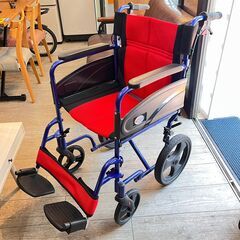 車椅子 介助用 折りたたみ式 ブレーキ/駐車ロック付き NICE...