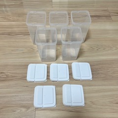 【最終価格 25日まで】 DAISO ロックポット　スクエア　Ｌ　5個の画像