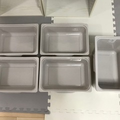 【傷あり】ニトリ　カラーボックス2段　引き出し付きの画像