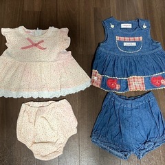 女の子の夏服80サイズセット