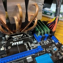 LGA1150 マザーボード CPU i7-4770K メモリ16GB CPUクーラー付きセットの画像