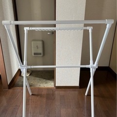 ニトリ　X型物干し(HW01X ホワイト) 