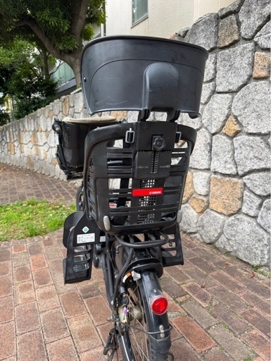 ヤマハ　パスキスミニ　子乗せ電動アシスト自転車 前後チャイルドシート付