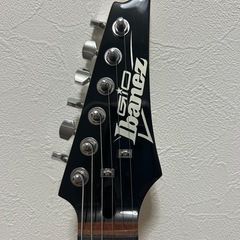 Ibanez エレキギター ブラック ギターケース付きの画像