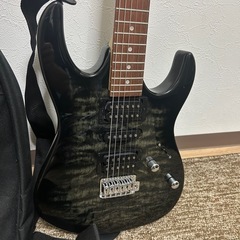 Ibanez エレキギター ブラック ギターケース付き