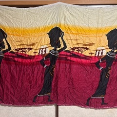 ケニアで購入したアフリカンファブリック（布・壁掛けなどに）🪘🌍 