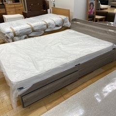 【トレファクラパーク岸和田店】ダブルベッド入荷しました！【取りに...