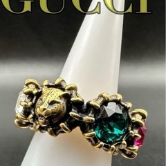 GUCCI　リング　キャットベッド　インターロッキング　