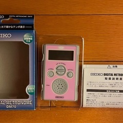 新品未使用 SEIKO デジタルメトロノーム DM70