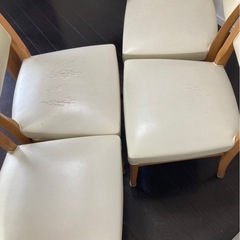 ニトリ ダイニングテーブル 椅子 ４人用 食卓セット ダイニングチェア 4脚 家具 インテリア 机の画像