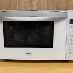 ◎Haier ヘルツフリー電子レンジ 2020年製 人気の白 多...