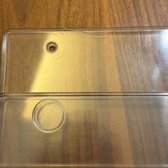 クリア ナンバーカバー 前後セット イベント用 プリズム ウィザード 当時物 黄ばみ無しの画像