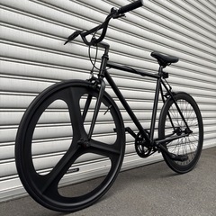 【9万で購入】ピストバイク 700c ブラック 美品 自転車 お...