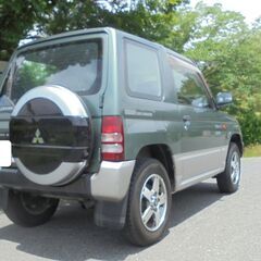 ☆☆旧車の風格！パジェロミニ『ＶＲ２　４ＷＤ』！Ｈ５６Ａ！グリーンツートーン！高級ＣＤ！バリ山タイヤ！実検令和９年７月！の画像
