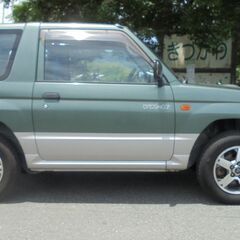 ☆☆旧車の風格！パジェロミニ『ＶＲ２　４ＷＤ』！Ｈ５６Ａ！グリーンツートーン！高級ＣＤ！バリ山タイヤ！実検令和９年７月！の画像