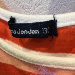 moujonjon子供服130センチ①の画像