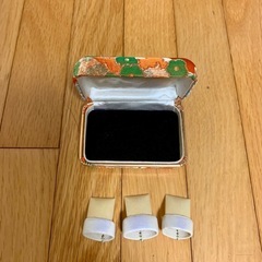 琴 爪 ケース 小物入れ 保管品 和楽器の画像