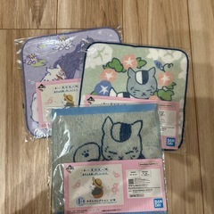 夏目友人帳　にゃんこ先生　タオルの画像