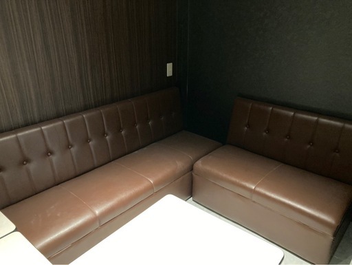 店舗用 ソファーとテーブルのセット