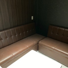 店舗用 ソファーとテーブルのセット