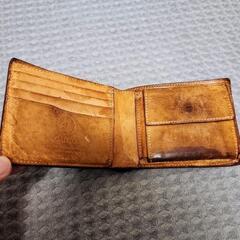 GANZO コードバン 小銭入れ付き二つ折り財布の画像