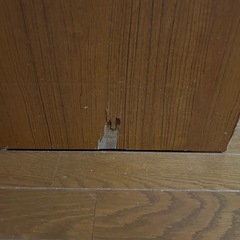 「レトロな木製食器棚（幅120cm×高さ175cm）」 無料でお譲りします。の画像