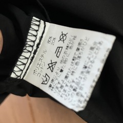 ふんわり袖ブラウス　黒の画像