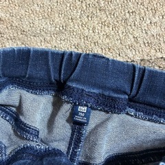 ユニクロ　デニム　スキニー　パンツ　150の画像