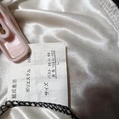 花柄ワンピース　Ｌサイズ　黒色レースの画像
