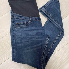 マタニティ　デニム　ボトムス　L デニムパンツ　ジーンズ