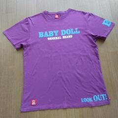 袖BDＴシャツ　紫　Ｌ　ベビードールBABYDOLLベビドの画像