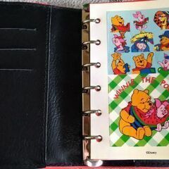 くまのプーさんシステム手帳(未使用ヴィンテージ品)の画像
