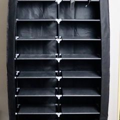 カバー付き シューズラック
