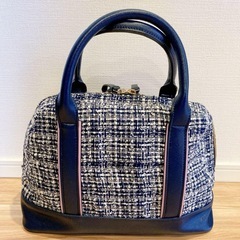 ベロアのハンドバッグの画像