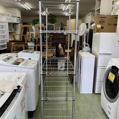 【リサイクルショップ ピカソ 小松原】🛒✨【特大サイズ＆キャスター付き】✨スチールラック（5段）✨超美品‼️★3108★の画像