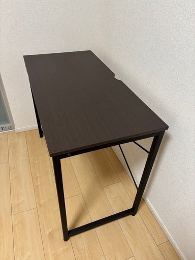 ニトリ デスク ザッキー 95(ダークブラウン) (akinobb) 経堂のオフィス