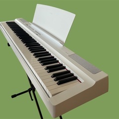 YAMAHAピアノ P-125 WH／K&M X型キーボードスタンド