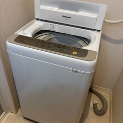 Panasonic 洗濯機　2017年製