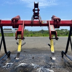 ニプロ　ソイルリフター SPS21  2連 プラウ サブソイラー 天地返し 破砕 土壌改良　適応馬力 20～40PS トラクター　作業機 牽引 パーツ　宮崎の画像