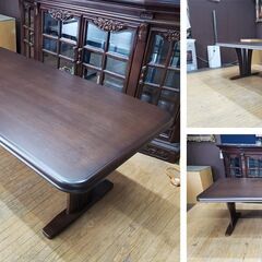 F9 幅195㎝ 高さ低め66㎝ ダイニングテーブル