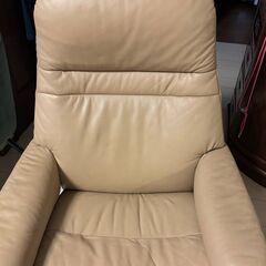 EKORNES エコーネス ストレスレス サンライズ S リクライニングチェア 本革 オットマン付 Used/美品の画像