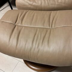 EKORNES エコーネス ストレスレス サンライズ S リクライニングチェア 本革 オットマン付 Used/美品の画像