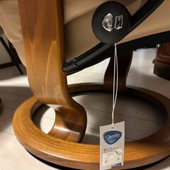EKORNES エコーネス ストレスレス サンライズ S リクライニングチェア 本革 オットマン付 Used/美品の画像