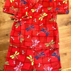 甚平　子供女の子用 90-95cm 3着セットの画像