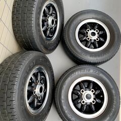 ミニ用 ＣＲ4.5J-10インチ ブラック 4本セット 専用ナット付き